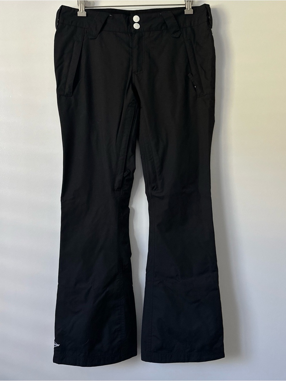 Sims Snowboarding Pants Women's sz Medium Black Cargo Insulated Ski Snowboard